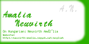 amalia neuvirth business card